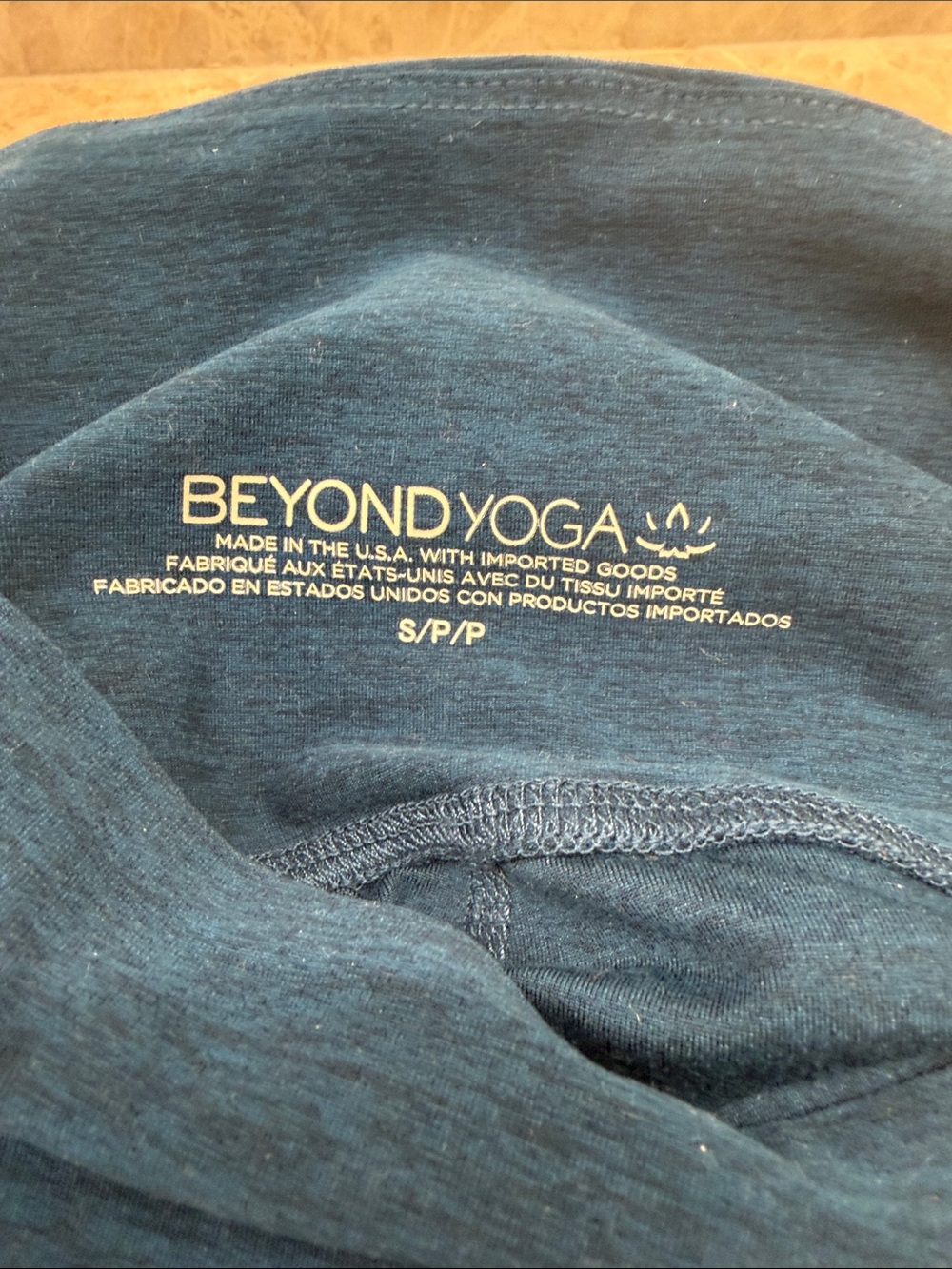 Beyond Yoga Kids Leggings in Teal Blue